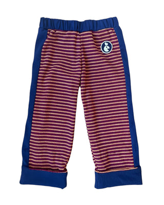 Pantalon de tracksuit évolutif 70's bordeaux