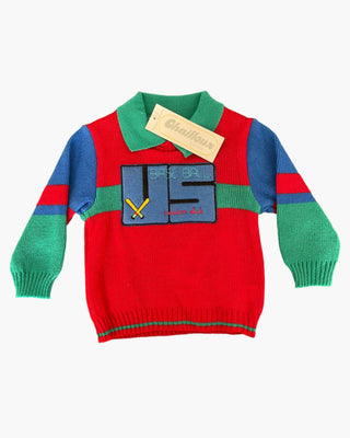 80´s baseball sweater - 6/12 months