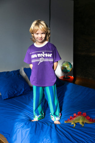 T-shirt Tennis Violet