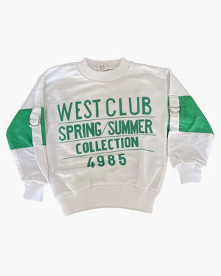 Sweatshirt West Club manches ajustables - 4/5 ans