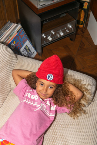 Club Trésor x Mackie Strawberry Beanie 