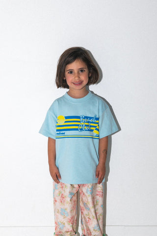 T-shirt Beach Club Light Blue
