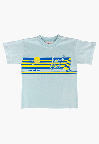 T-shirt Beach Club Light Blue