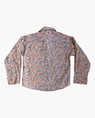 60's printed cotton shirt - 2 years