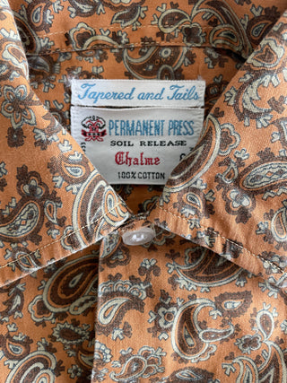 60's printed cotton shirt - 2 years