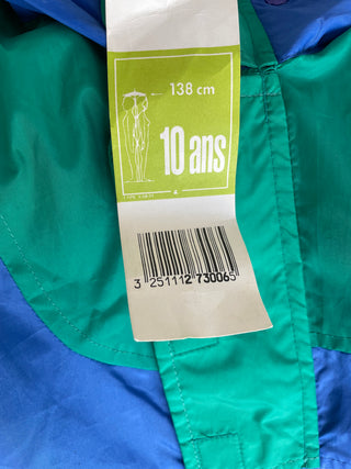 Parka imperméable 90's colorblock - 10 ans