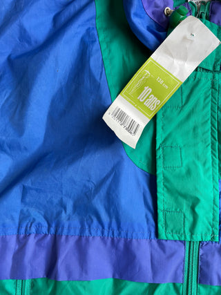 90's colorblock waterproof parka - 10 years