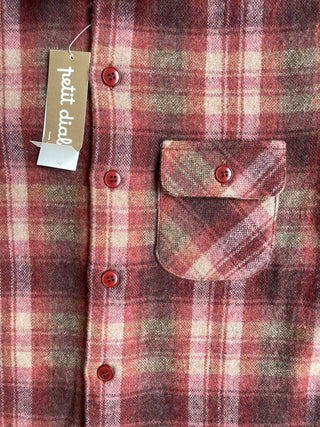 70's checked overshirt - 10 years