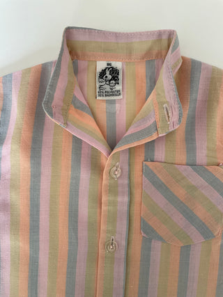 Chemise à rayures pastel - 18 mois