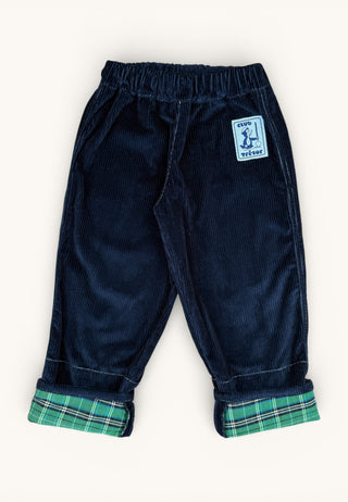 Pantalon évolutif Navy Comfy Corduroy