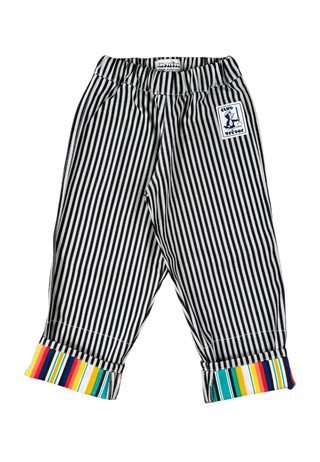 Pantalon évolutif rayures beetlejuice