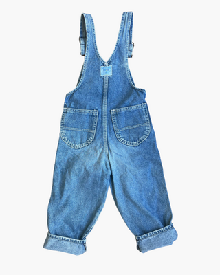 Salopette en jean détails nœuds - 2 ans