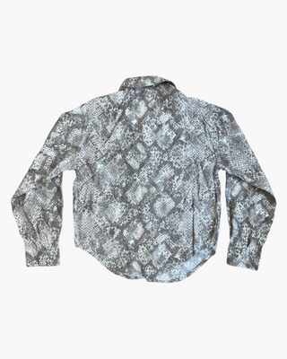 Light snake print shirt - 5 years