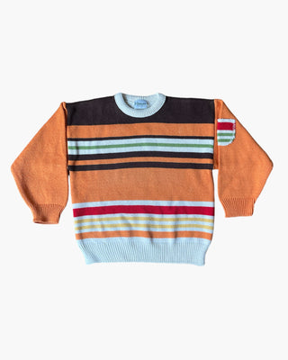 90's oversized striped sweater - 4/5 years