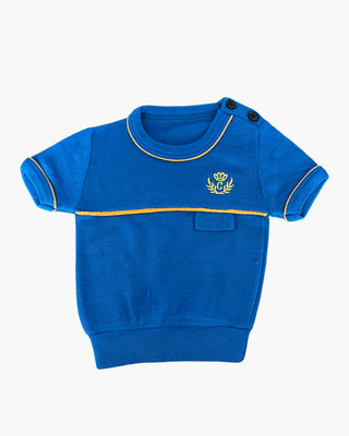 70's Electric Blue T-shirt - 6/12 months