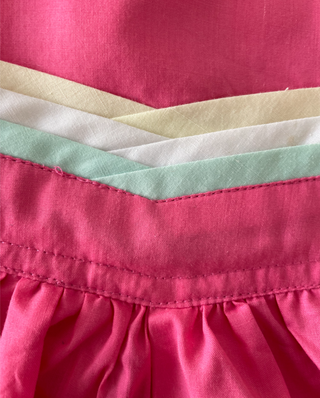 80's fuchsia romper - 12 months