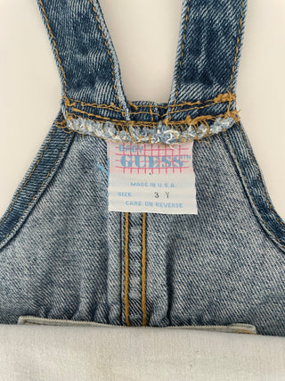 Guess Collector 90's denim overall dress - 3 years